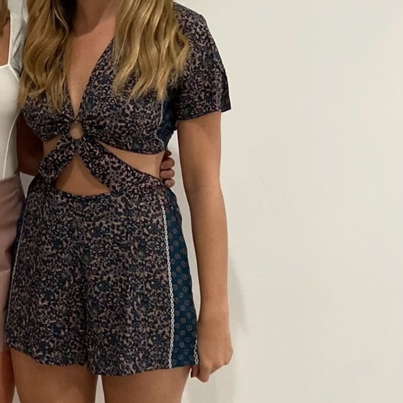 EARTHBOUND Pants - Cute floral romper from boutique in key west!